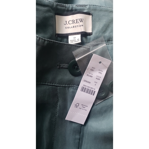 10. J.Crew Full-length cupro cargo pant - Picture 7 of 8